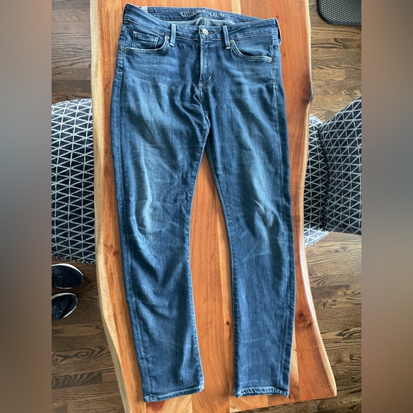 Citizens of Humanity Arielle Mid-Rise Slim Dark Wash Jeans Women's Size 29 (8) - Picture 3 of 6